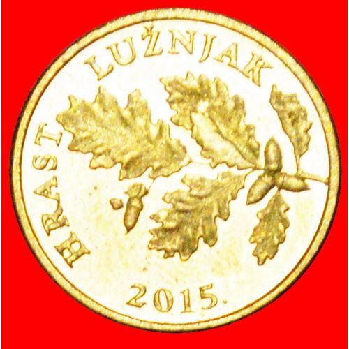 RED OAK: CROATIA ★ 5 LIPA 2015. MINT LUSTER! LOW START ★ NO RESERVE!