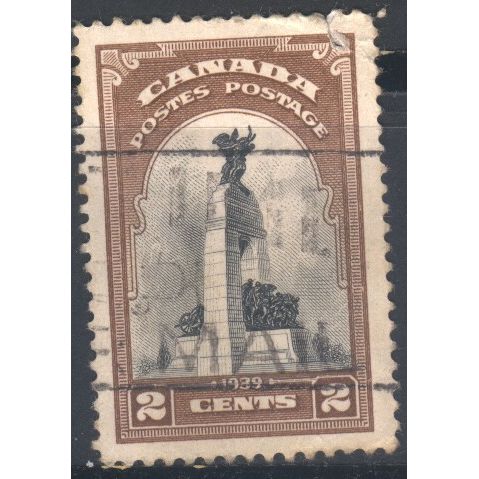 Canada 1939 - SG373 - 2c black & brown - National War Memorial, Ottawa - used