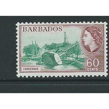 barbados stamps sg299a pale maroon , mnh sg 299a