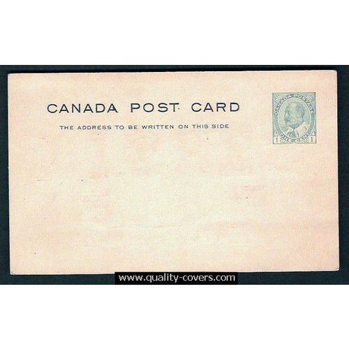 Canada #P22 Postal Card MINT Edward