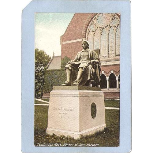 MA Cambridge John Howard Founder Of Harvard University ma_box1~425