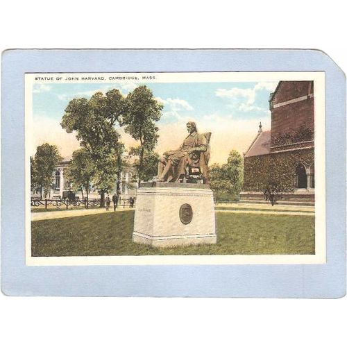 MA Cambridge John Howard Founder Of Harvard University ma_box1~424