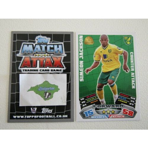 Topps Match Attax 2011 2012 Football Cards Teams N-W Card Variants (ef2)