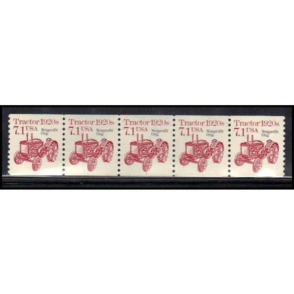 2127a 7.1c Tractor Very Fine MNH Dry Gum PNC 1/5 X0735