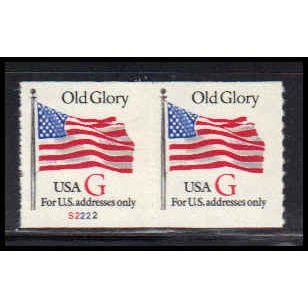 2892 32c G Old Glory Fine MNH CNP Left S2222 PA1590
