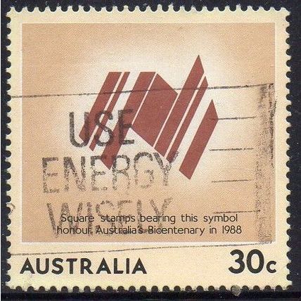Australia 1984 First Australians-Rock Paintings - Bicentenary Symbol 30c Used