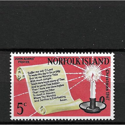 Norfolk Island 1967 Christmas MNH S.G. 92