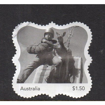 2024: KIDS' SHOWTIME GREATS, SKIPPY, THE BUSH KANGAROO, USED MYSTAMP. 007/008