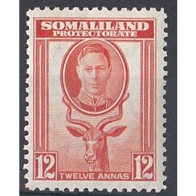 Somaliland 1942 12a Greater Kudu SG U/Mint