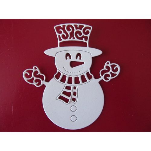 6 x Tattered Lace Die Cuts Snowman