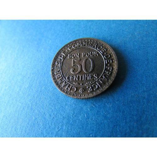 1925 FRANCE 50 CENTIMES FREE POST. AAW