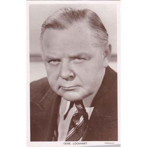 Gene Lockhart Film Star Postcard (ACT214)