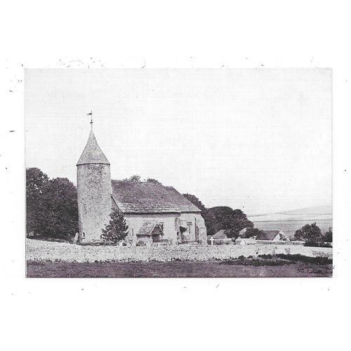NICE PRINTED POSTCARD OF THE CHURCH SOUTHEASE VILLAGE SUSSEX (1937)
