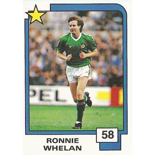 Panini's 1988 Soccer Superstars Card Collection: No. 58 - Whelan (Ronnie)