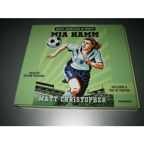 Great Americans in Sports - Mia Hamm by Matt Christopher (2015, CD, Unabridged)
