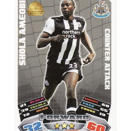 Match Attax 2011/2012 198 Shola Ameobi Newcastle United