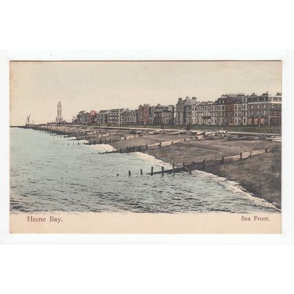 Sea Front Herne Bay Postcard Kent The Wrench Series 167