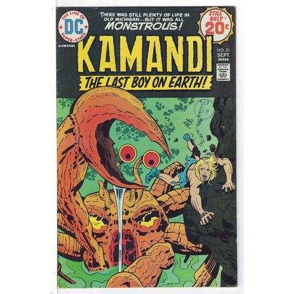 Kamandi (Vol 1) The Last Boy on Earth # 021 FN+ RS003 ORIG US COMICS