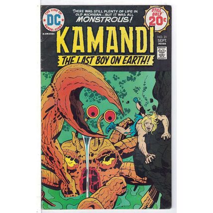 Kamandi (Vol 1) The Last Boy on Earth # 021 FN RS003 BRONZE AGE COMICS