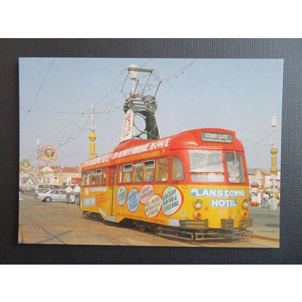 Brush Railcoach 634 at Blackpool Pleasure Beach Postcard