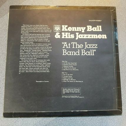 Kenny Ball & His Jazzmen ‎– At The Jazz Band Ball (MALS1293) 1970 (LP)