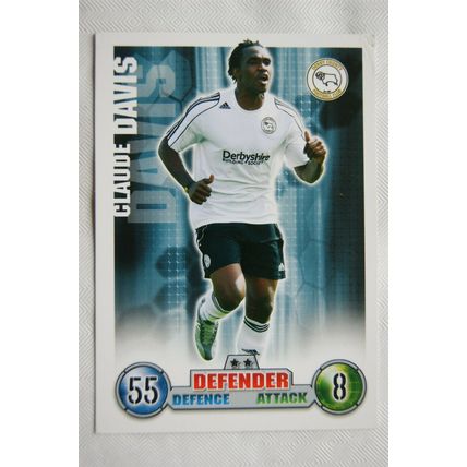2007/08 Topps Match Attax Trading Card - Claude Davis, Derby County