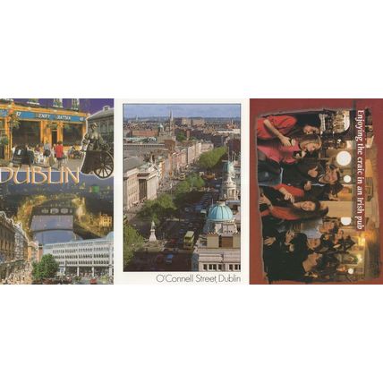 Dublin Irish Pub Ireland 3x Ireland Booze Postcard s