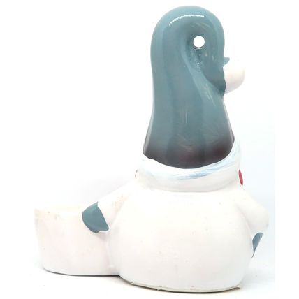 Christmas Snowman Tealight Holder Ceramic 12 CM