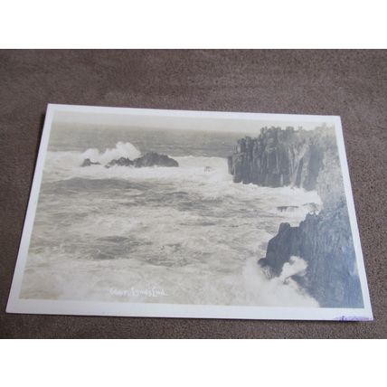 Hawke Postcard - Rough Sea @ Lands End, Cornwall