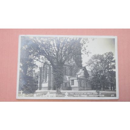 1905 fr Kodak postcard - Holy Angels Church, Hoar Cross -Burton Staffordshire