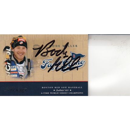 BODE MILLER 2004 AUTOGRAPHED FANS OF THE GAME OLYMPIC GOLD MEDAL DOWNHILL SKIER