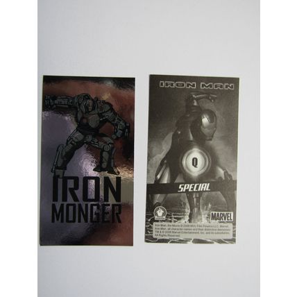 Marvel - Iron Man The Movie 2008 - Preziosi Sticker Drop-down Choice (e18)
