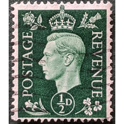 Stamp Great Britain SG462 1937 1/2d King George VI Used