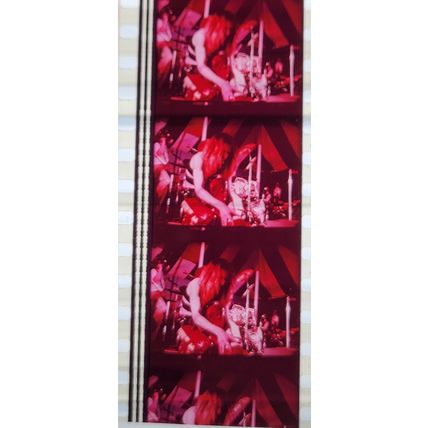 ALICE COOPER. Pk MTP - c074V . 1 STRIP OF 5 - 35MM FILM CELLS.