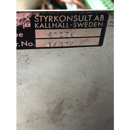 STYRKONSULT AB 40956-C DC DRIVE 40243-1 ,17106,kallhall-Sweden,HE,HG