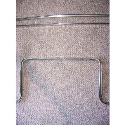 1966 CHRYSLER IMPERIAL REAR SEAT SURROUND TRIM OEM 3 PCS