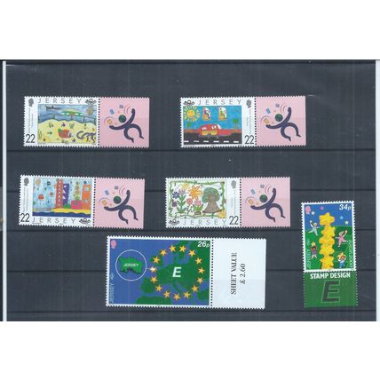 Jersey stamps. 2000 Stampin' The Future & Europa MNH (AJ409)