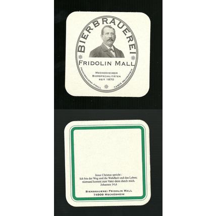 Sotto-boccale o Sottobicchiere - Bierbrauerei - Birra - Bier - Beer mats - Sous