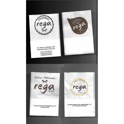 4 Tovagliolini da Caffè - Antica Pasticceria Rega