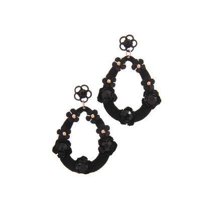 Floral Post Drop Earring