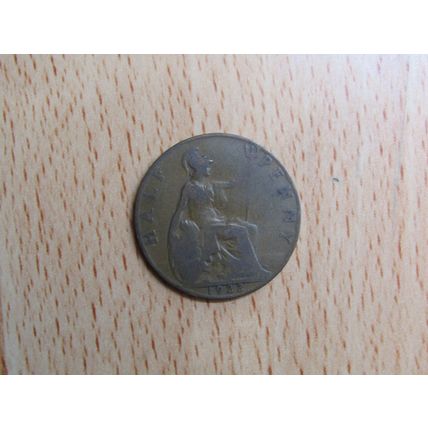 GB 1922 George V Half PennyCoin