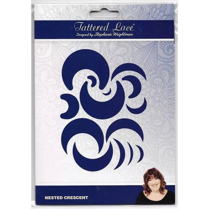 Tattered Lace. Nested Crescent Die Set. Die Cutting Cardmaking Scrapbooking