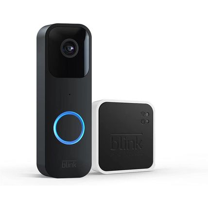 Blink Video Doorbell + Sync Module 2 (Newest Model) — Two-Way Audio, HD Video, T