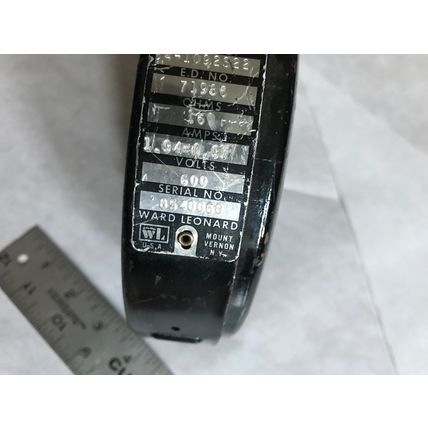 new Ward Leonard 64-1092S22,160 OHM 1.94-0.97A 600V Type M Plate Rheostat 71986