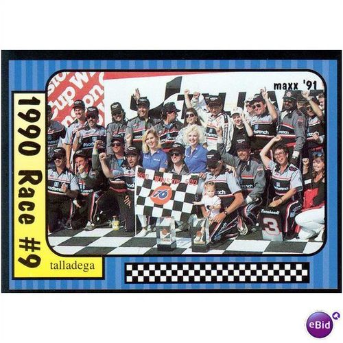 1991 Maxx Dale Earnhardt-Race #9 (#178)