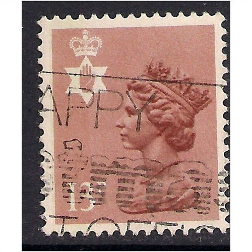 Northern Ireland GB 1984 13p Pale Chestnut N137.(J443 )