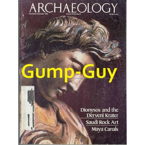 Archaeology magazine November / December 1982 Dionysos Derveni Krater Saudi Rock