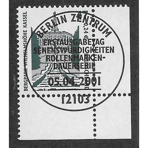 GER 2000 47pf ( €0.24) 'TOURIST SIGHTS' FINE USED (EBID60-527)