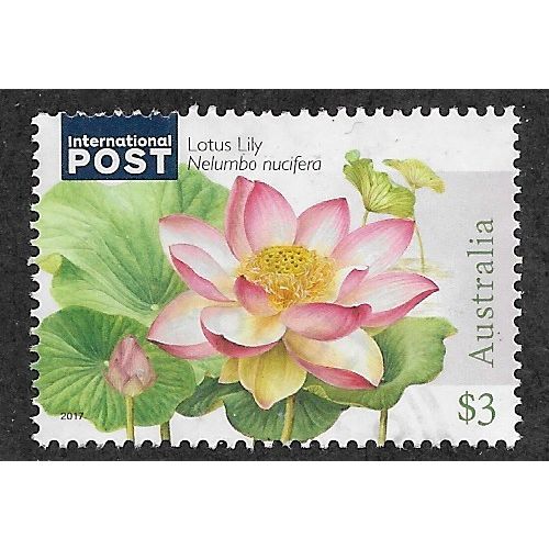 AUS 2017 $3.00 'WATER LILLIES' FINE USED (EBID61-481)