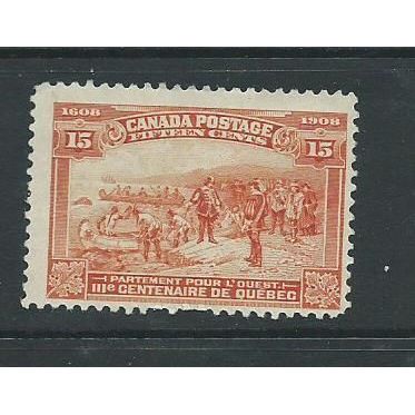 canada stamps sg194 sg 194 quebec tercentenary unused no gum
